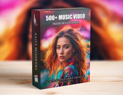 500 Cinematic LUTs for Professional Color Grading