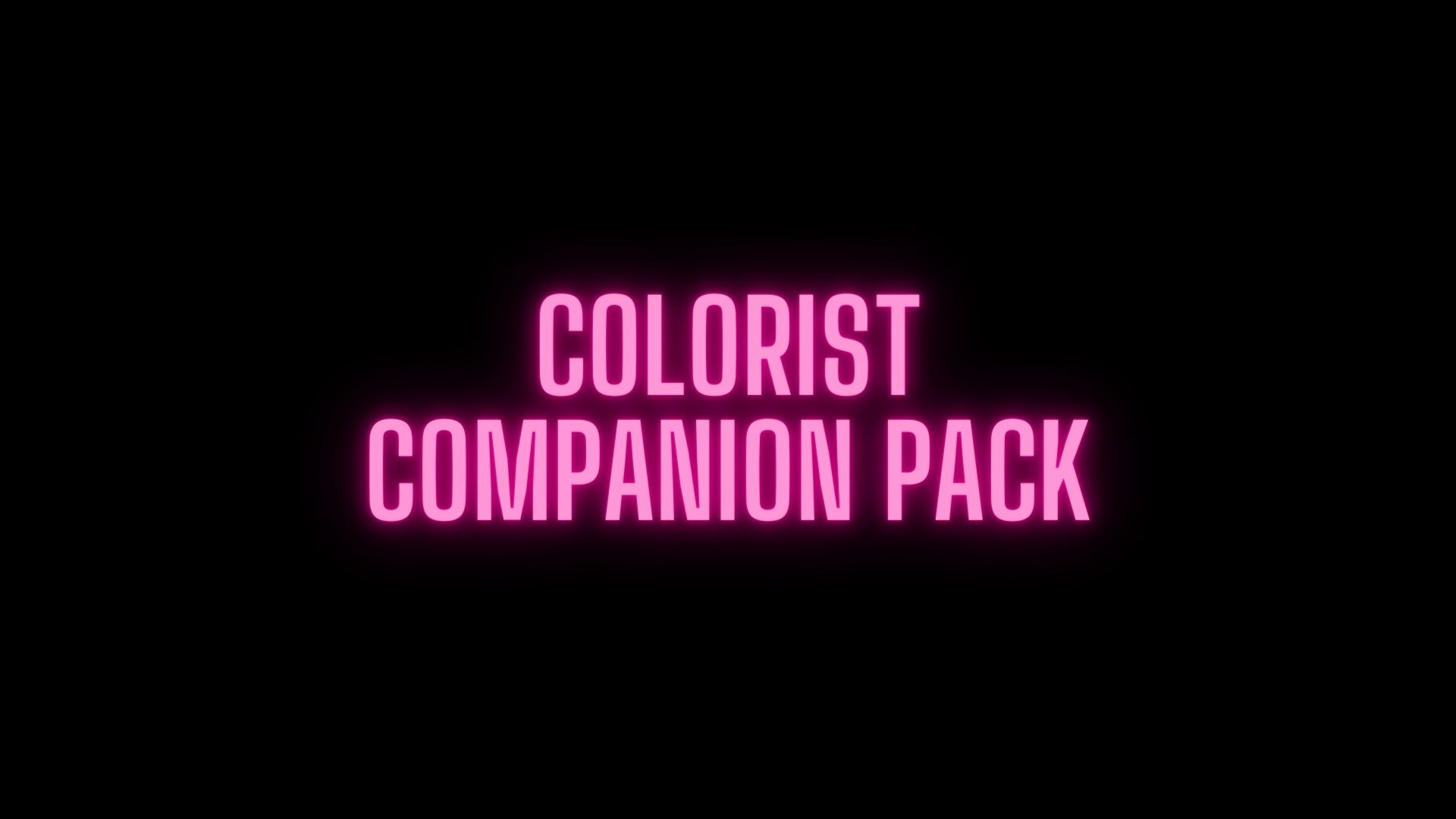 Colorist Companion Full Pack